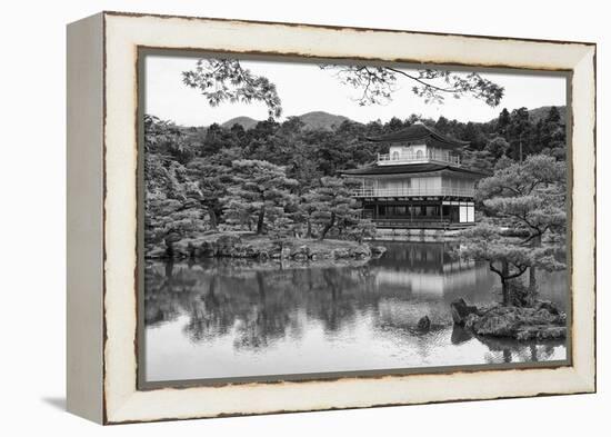 Asia, Japan, Kyoto. Kinkaku-Ji Zen Buddhist Temple-Dennis Flaherty-Framed Premier Image Canvas