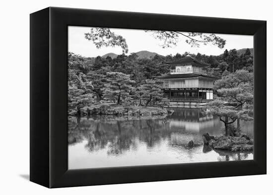 Asia, Japan, Kyoto. Kinkaku-Ji Zen Buddhist Temple-Dennis Flaherty-Framed Premier Image Canvas