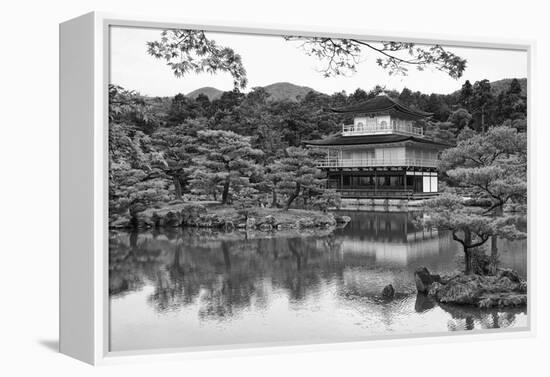 Asia, Japan, Kyoto. Kinkaku-Ji Zen Buddhist Temple-Dennis Flaherty-Framed Premier Image Canvas