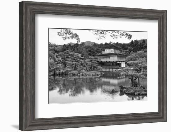 Asia, Japan, Kyoto. Kinkaku-Ji Zen Buddhist Temple-Dennis Flaherty-Framed Photographic Print