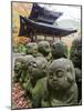 Asia, Japan; Kyoto, Sagano, Arashiyama, Otagi Nenbutsu Dera Temple, Stone Images-Christian Kober-Mounted Photographic Print