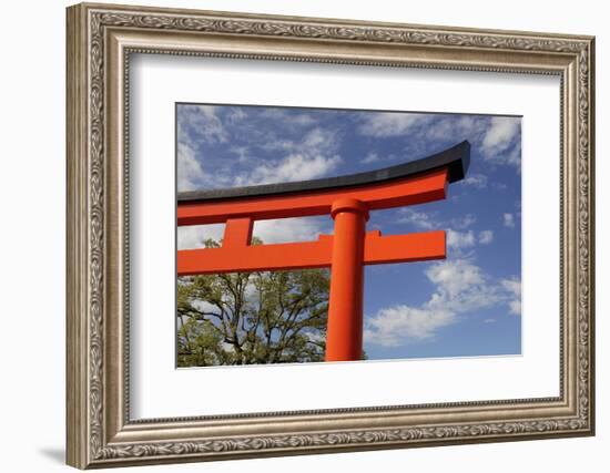 Asia, Japan, Kyoto. Torii Gate at Fushimi-Inari-Taisha Shinto Shrine.-Jaynes Gallery-Framed Photographic Print