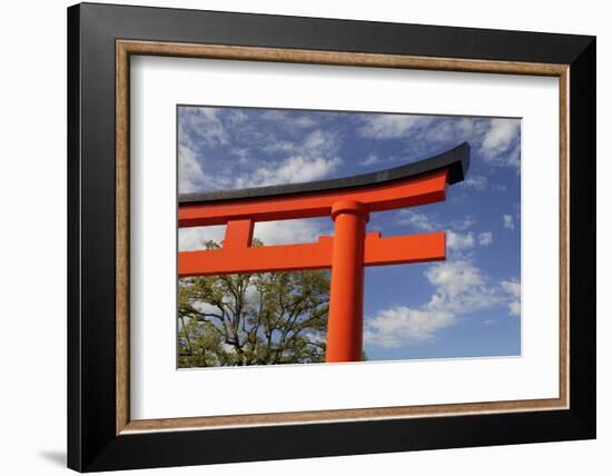 Asia, Japan, Kyoto. Torii Gate at Fushimi-Inari-Taisha Shinto Shrine.-Jaynes Gallery-Framed Photographic Print