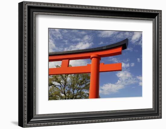 Asia, Japan, Kyoto. Torii Gate at Fushimi-Inari-Taisha Shinto Shrine.-Jaynes Gallery-Framed Photographic Print