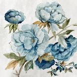 Golden Blue Floral I-Asia Jensen-Art Print