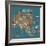 Asia Map and Travel Eps 10 Format-Sajja-Framed Art Print