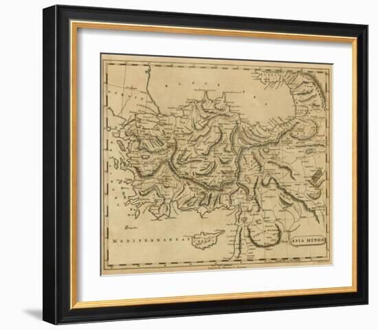 Asia Minor, c.1812-Aaron Arrowsmith-Framed Art Print