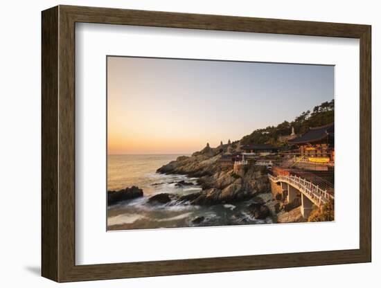 Asia, Republic of Korea, South Korea, Busan, Haedong Yonggungsa Temple-Christian Kober-Framed Photographic Print