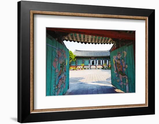 Asia, Republic of Korea, South Korea, Gyeongsangbuk-Do, Gyeongju, Sambulsa Temple, UNESCO Site-Christian Kober-Framed Photographic Print