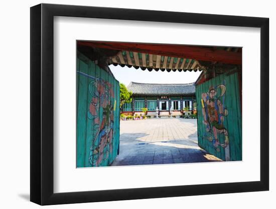 Asia, Republic of Korea, South Korea, Gyeongsangbuk-Do, Gyeongju, Sambulsa Temple, UNESCO Site-Christian Kober-Framed Photographic Print