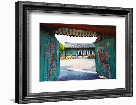 Asia, Republic of Korea, South Korea, Gyeongsangbuk-Do, Gyeongju, Sambulsa Temple, UNESCO Site-Christian Kober-Framed Photographic Print