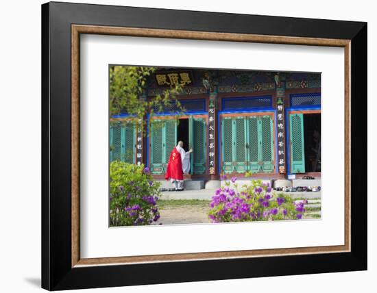 Asia, Republic of Korea, South Korea, Seoul, Buddhist Temple-Christian Kober-Framed Photographic Print