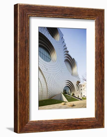 Asia, Republic of Korea, South Korea, Seoul, Kring Building; Designed by Unsangdong Architects-Christian Kober-Framed Photographic Print
