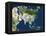 Asia, Satellite Image-PLANETOBSERVER-Framed Premier Image Canvas