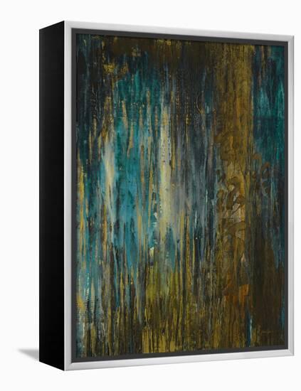 Asia Teal-Liz Jardine-Framed Stretched Canvas