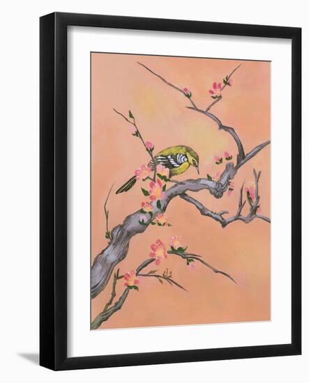 Asian Bird 1-Judy Mastrangelo-Framed Giclee Print