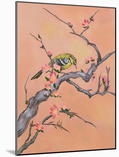 Asian Bird 1-Judy Mastrangelo-Mounted Giclee Print