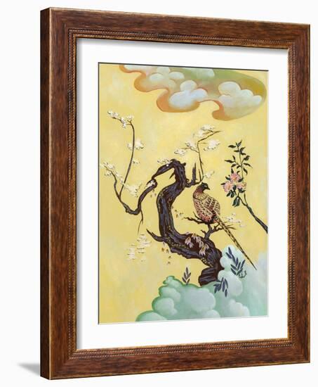 Asian Bird 3-Judy Mastrangelo-Framed Giclee Print