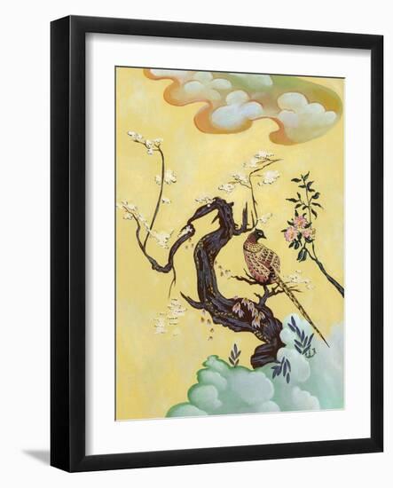 Asian Bird 3-Judy Mastrangelo-Framed Giclee Print