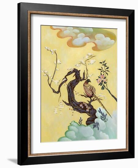 Asian Bird 3-Judy Mastrangelo-Framed Giclee Print