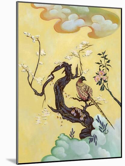 Asian Bird 3-Judy Mastrangelo-Mounted Giclee Print