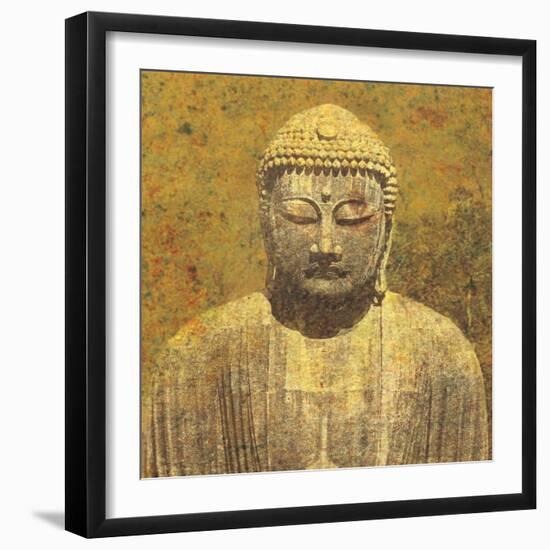 Asian Buddha Crop-Wild Apple Portfolio-Framed Art Print