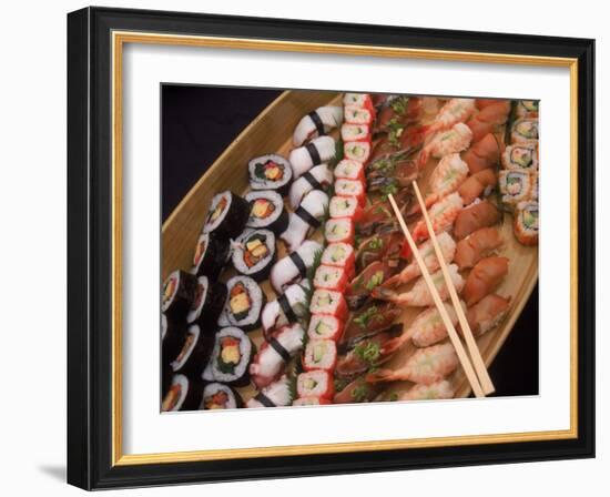 Asian Buffet on Cruise Ship-Barry Winiker-Framed Photographic Print