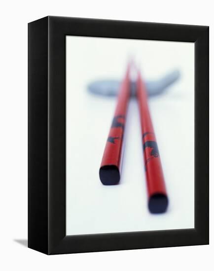 Asian Chopsticks-Peter Medilek-Framed Premier Image Canvas