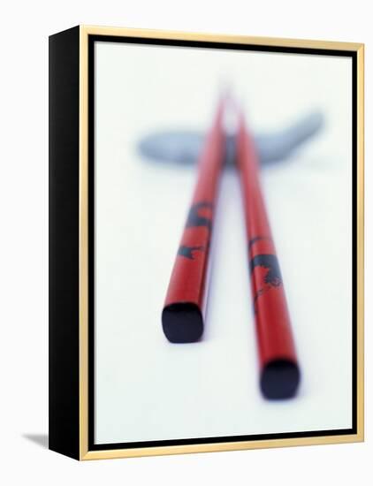 Asian Chopsticks-Peter Medilek-Framed Premier Image Canvas