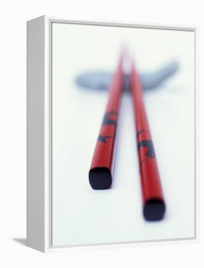 Asian Chopsticks-Peter Medilek-Framed Premier Image Canvas