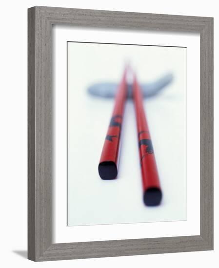 Asian Chopsticks-Peter Medilek-Framed Photographic Print