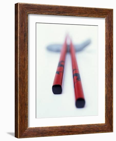 Asian Chopsticks-Peter Medilek-Framed Photographic Print