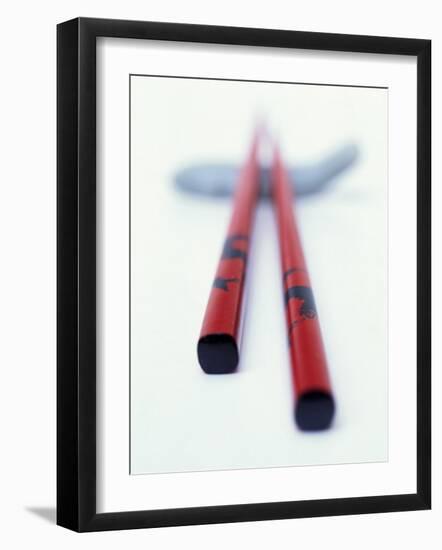 Asian Chopsticks-Peter Medilek-Framed Photographic Print