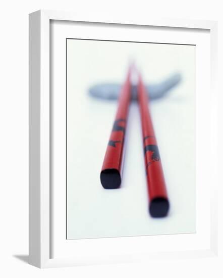 Asian Chopsticks-Peter Medilek-Framed Photographic Print