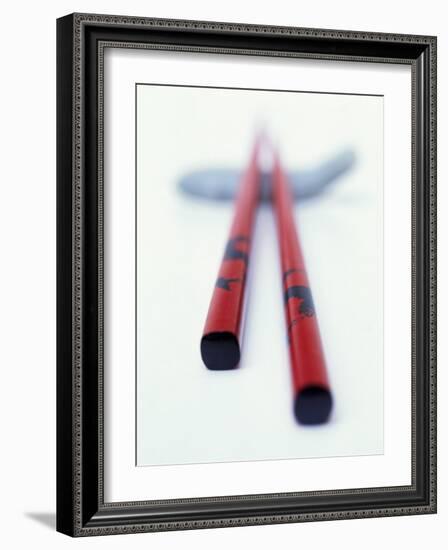 Asian Chopsticks-Peter Medilek-Framed Photographic Print