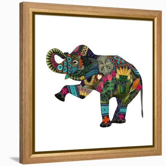 Asian Elephant-Sharon Turner-Framed Stretched Canvas