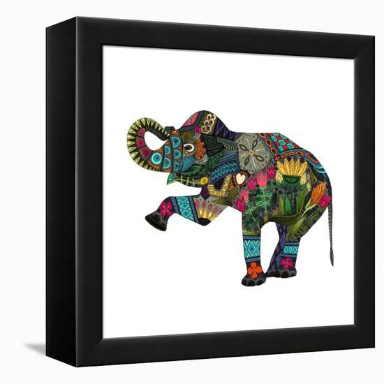 Asian Elephant-Sharon Turner-Framed Stretched Canvas