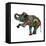 Asian Elephant-Sharon Turner-Framed Stretched Canvas