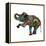 Asian Elephant-Sharon Turner-Framed Stretched Canvas