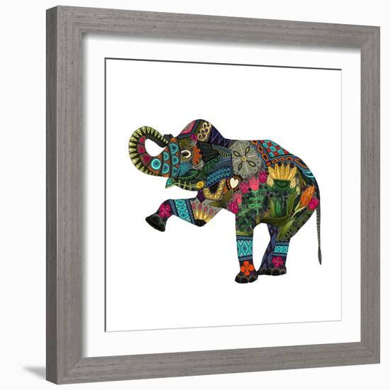 Asian Elephant-Sharon Turner-Framed Art Print