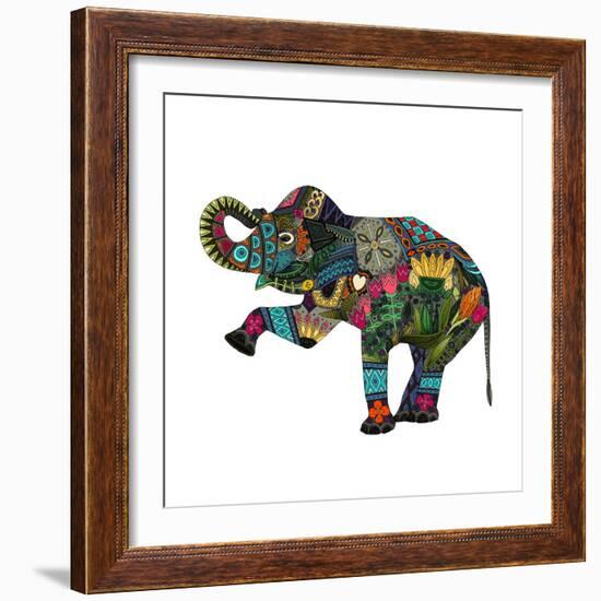 Asian Elephant-Sharon Turner-Framed Art Print