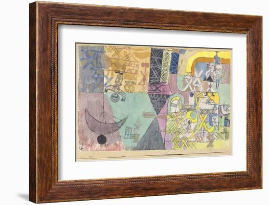 Asian Entertainers-Paul Klee-Framed Art Print