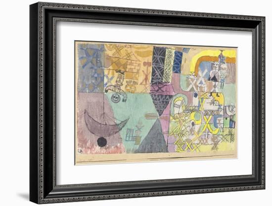 Asian Entertainers-Paul Klee-Framed Art Print