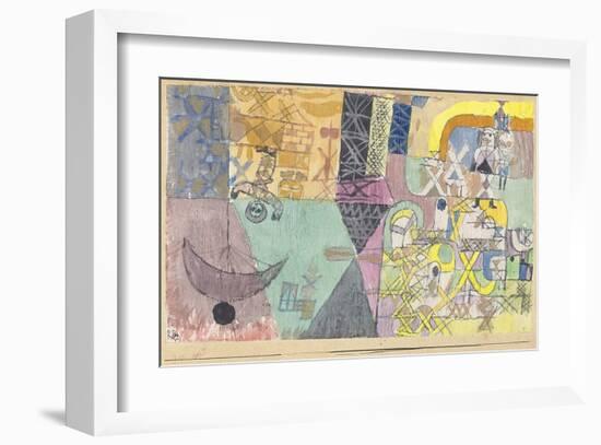 Asian Entertainers-Paul Klee-Framed Art Print