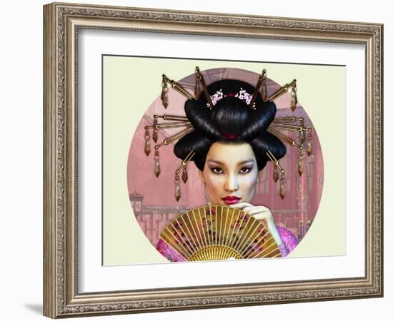 Asian Lady-Atelier Sommerland-Framed Art Print