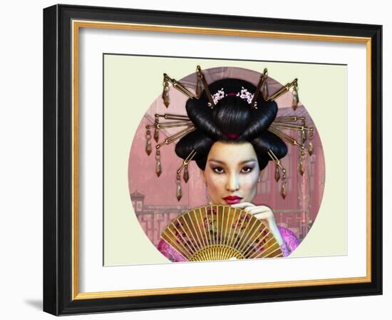 Asian Lady-Atelier Sommerland-Framed Art Print