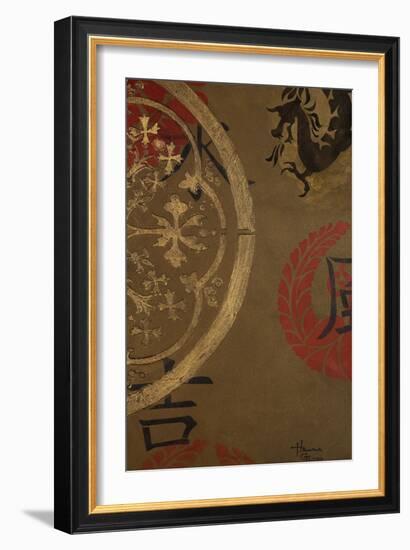 Asian Shield II-Hakimipour-ritter-Framed Art Print