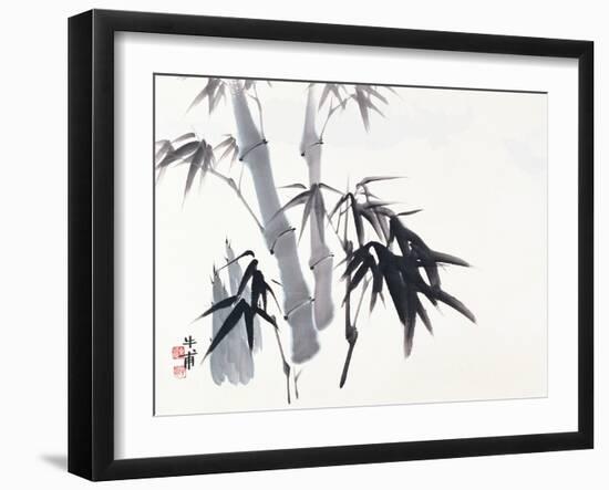 Asian Traditional Painting-WizData-Framed Art Print