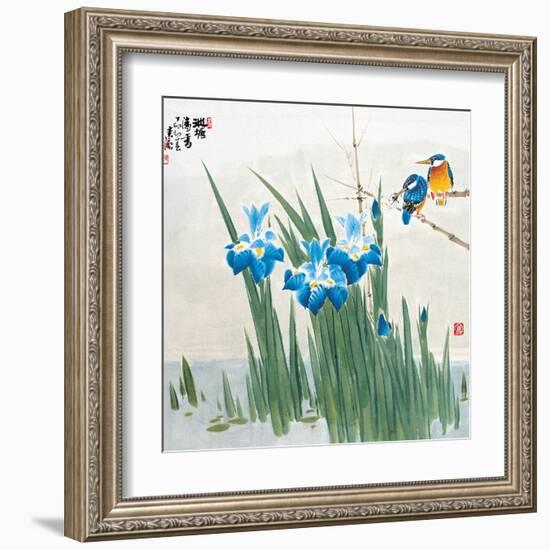 Asian Traditional Painting-WizData-Framed Art Print