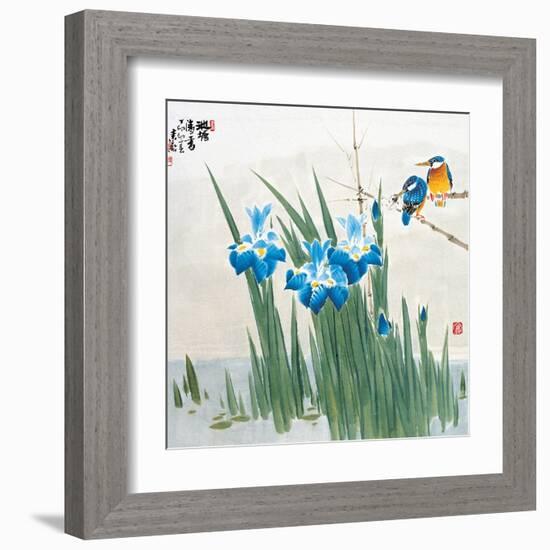 Asian Traditional Painting-WizData-Framed Art Print